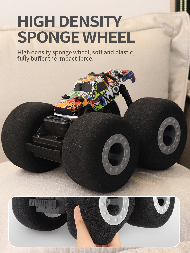 Soft Wheel RC Stunt Car for Boys YY2038 - Stunt Car - 7