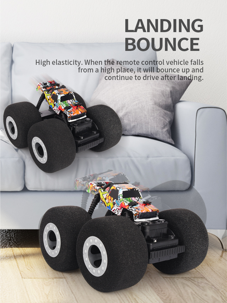 Soft Wheel RC Stunt Car for Boys YY2038 - Stunt Car - 10