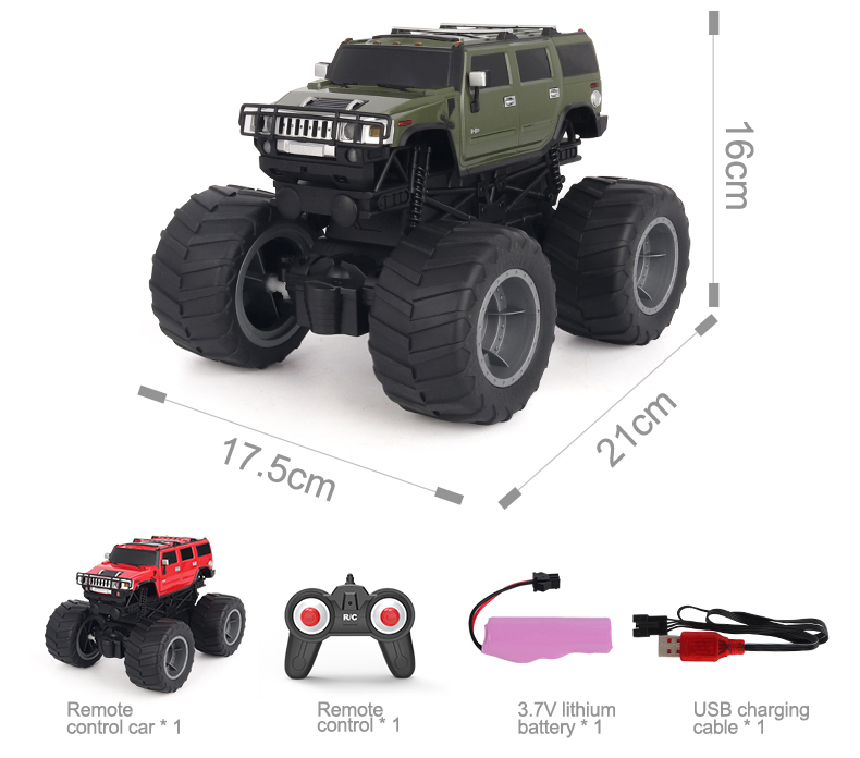 1:24 remote contral car Hummer H2 YY2059 - License Car - 4