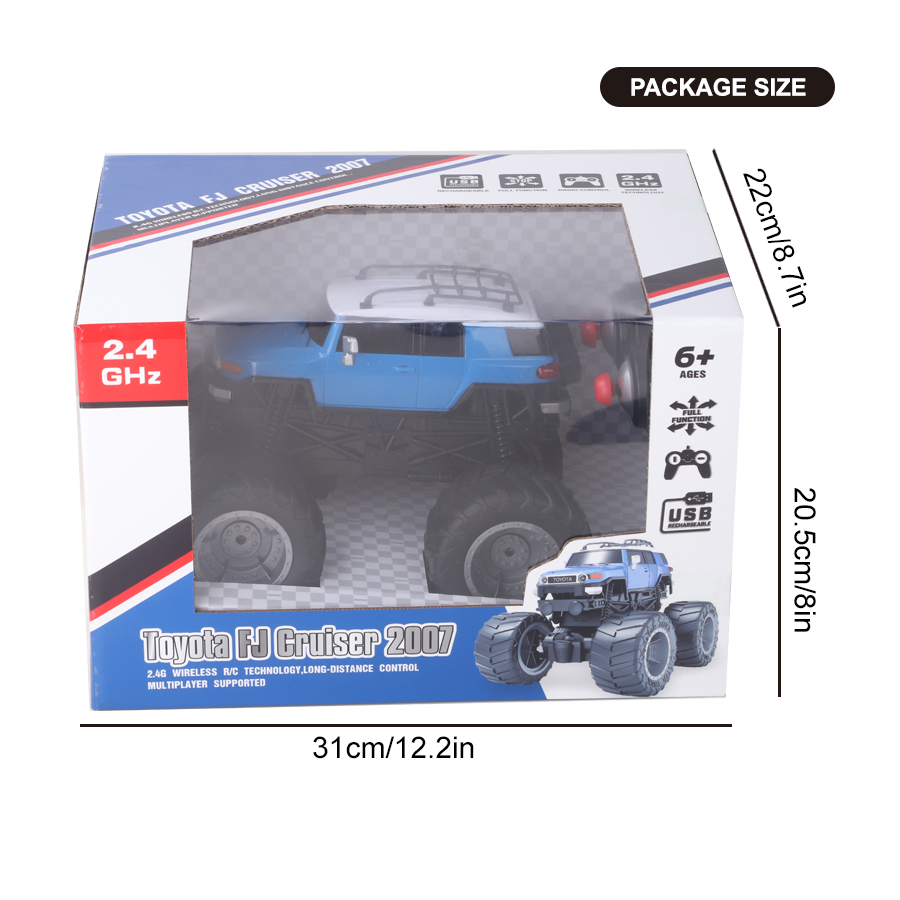 1:24 remote contral car Toyota FJ Cruiser YY2058 - License Car - 7